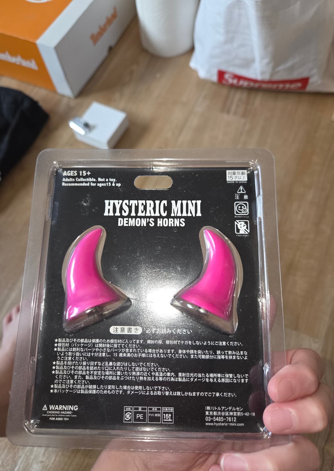 히스테릭 악마 머리핀 상품이미지2