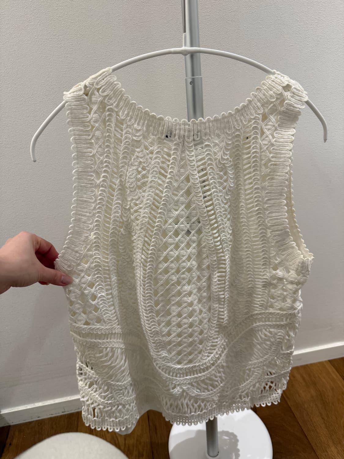 마시모두띠 화이크크로셰 니트탑 s 상품이미지3