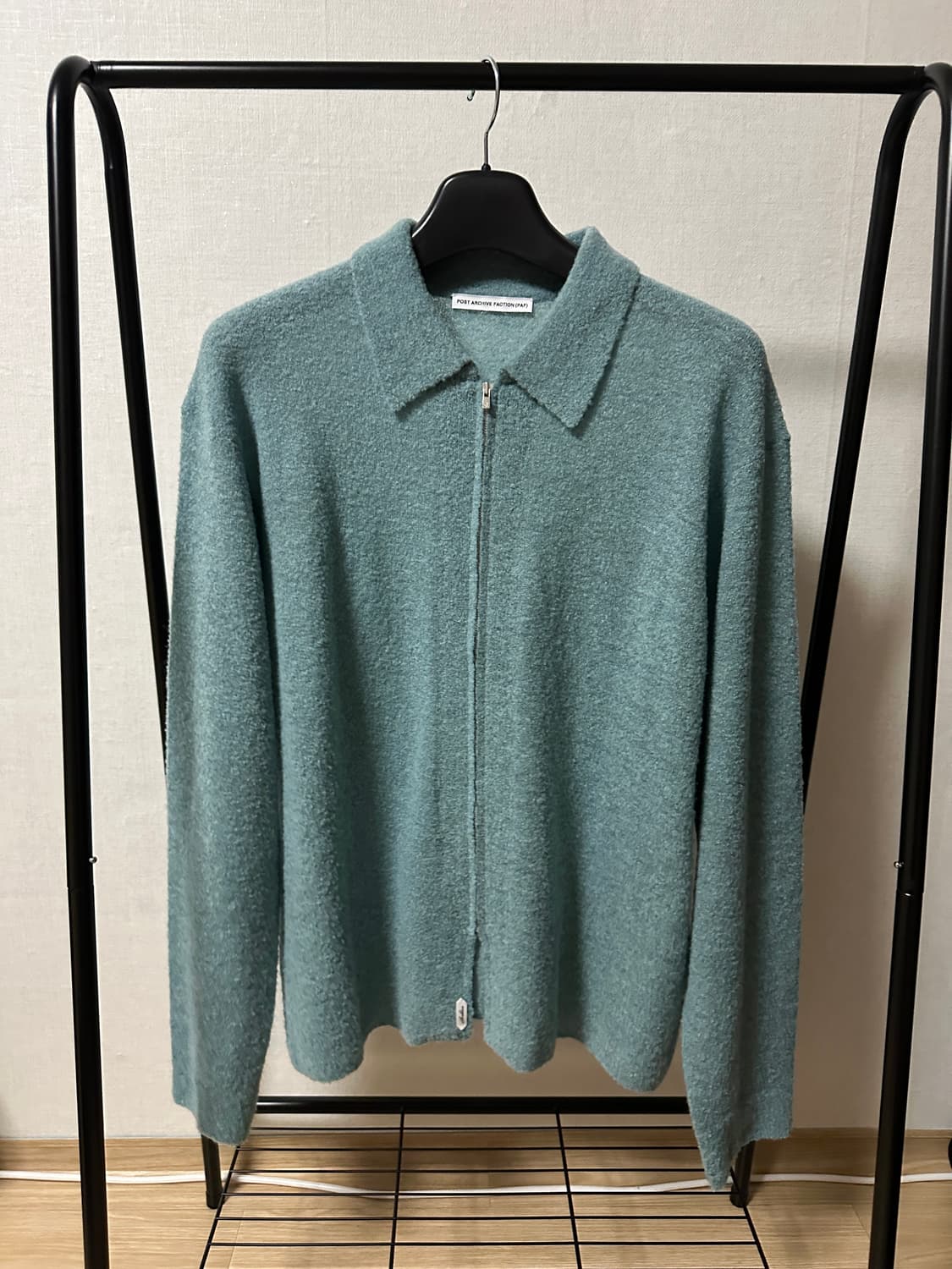 [L] Post Archive Faction 부클레 집 셔츠 (틸) 상품이미지2