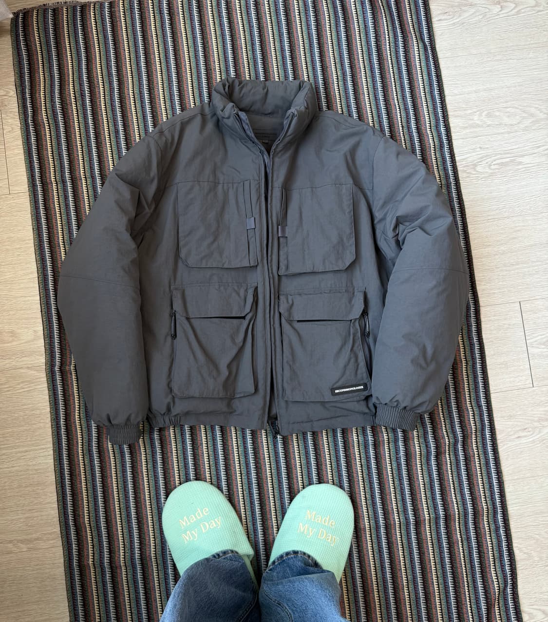 세컨드모놀로그 포켓 패딩 상품이미지3