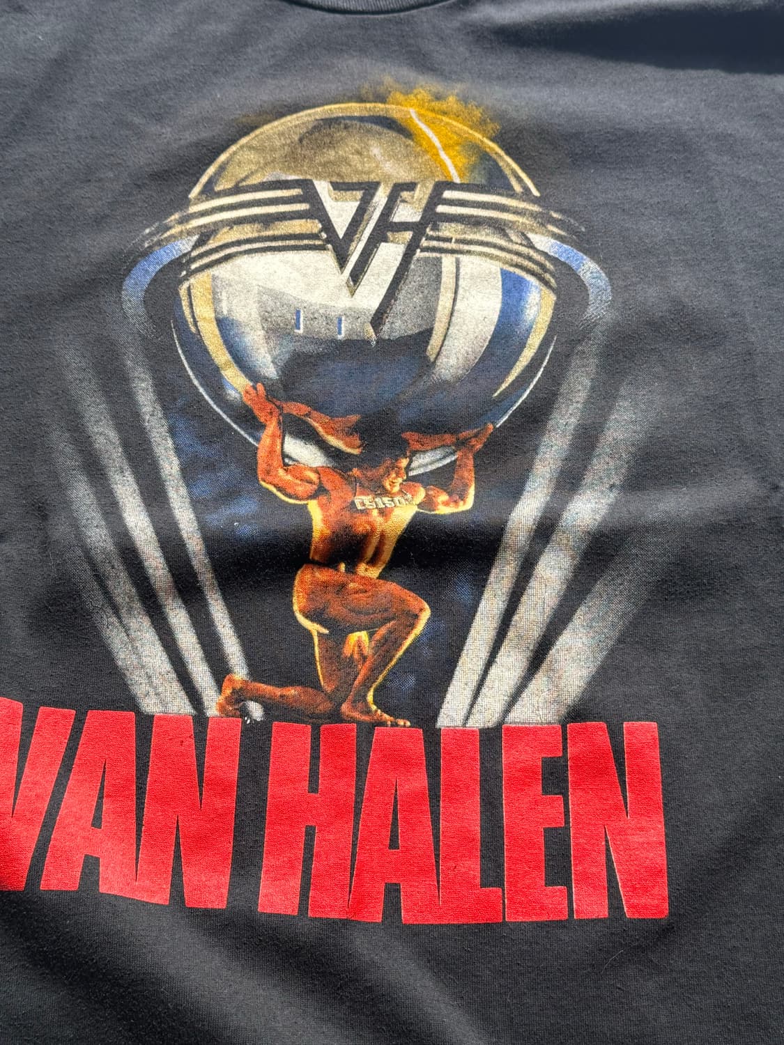 80s Van Halen 5150 투어 vintage T-shirt 상품이미지4