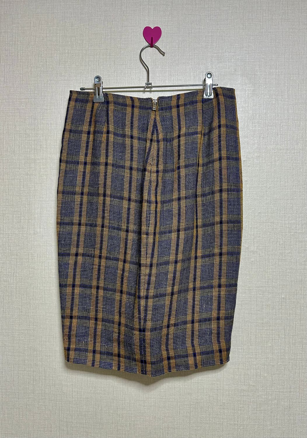 이자벨마랑 린넨 러플 타탄체크 스커트 36 상품이미지3