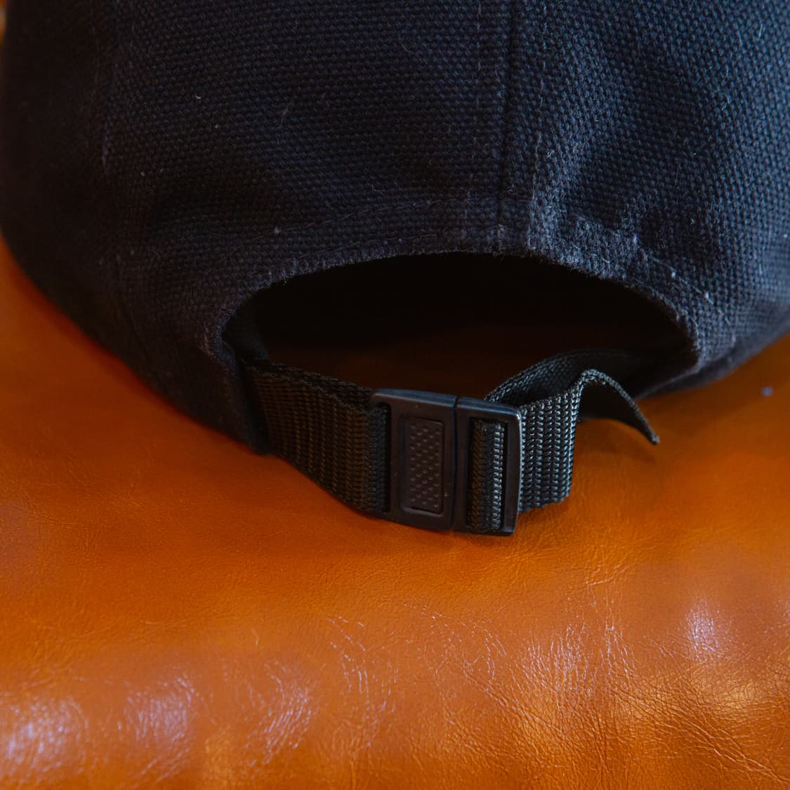 13FW 슈프림 하드 캔버스 블랙 캠프캡 상품이미지4