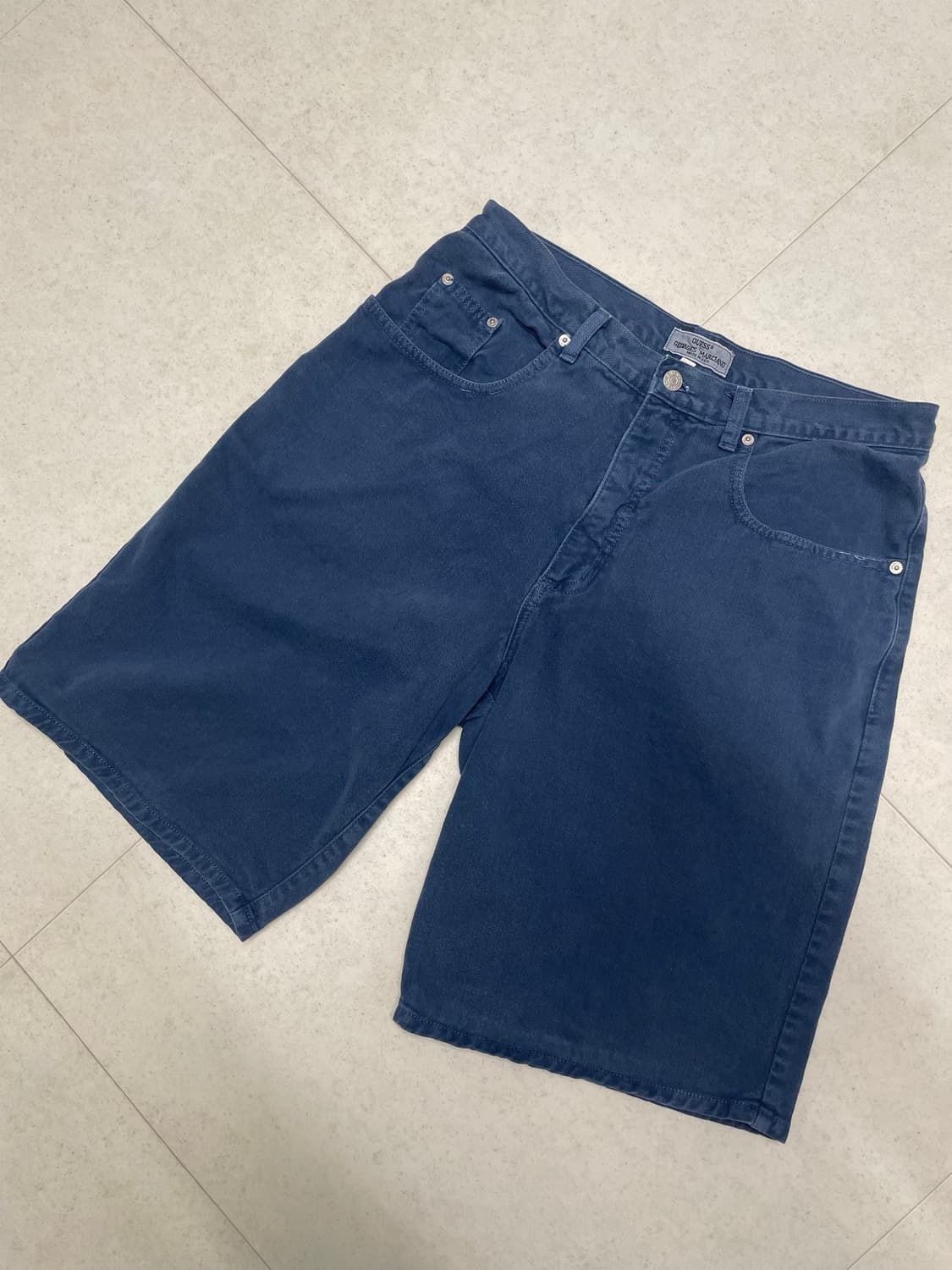 [31] 90s made in usa guess 다잉 데님 숏츠 상품이미지1