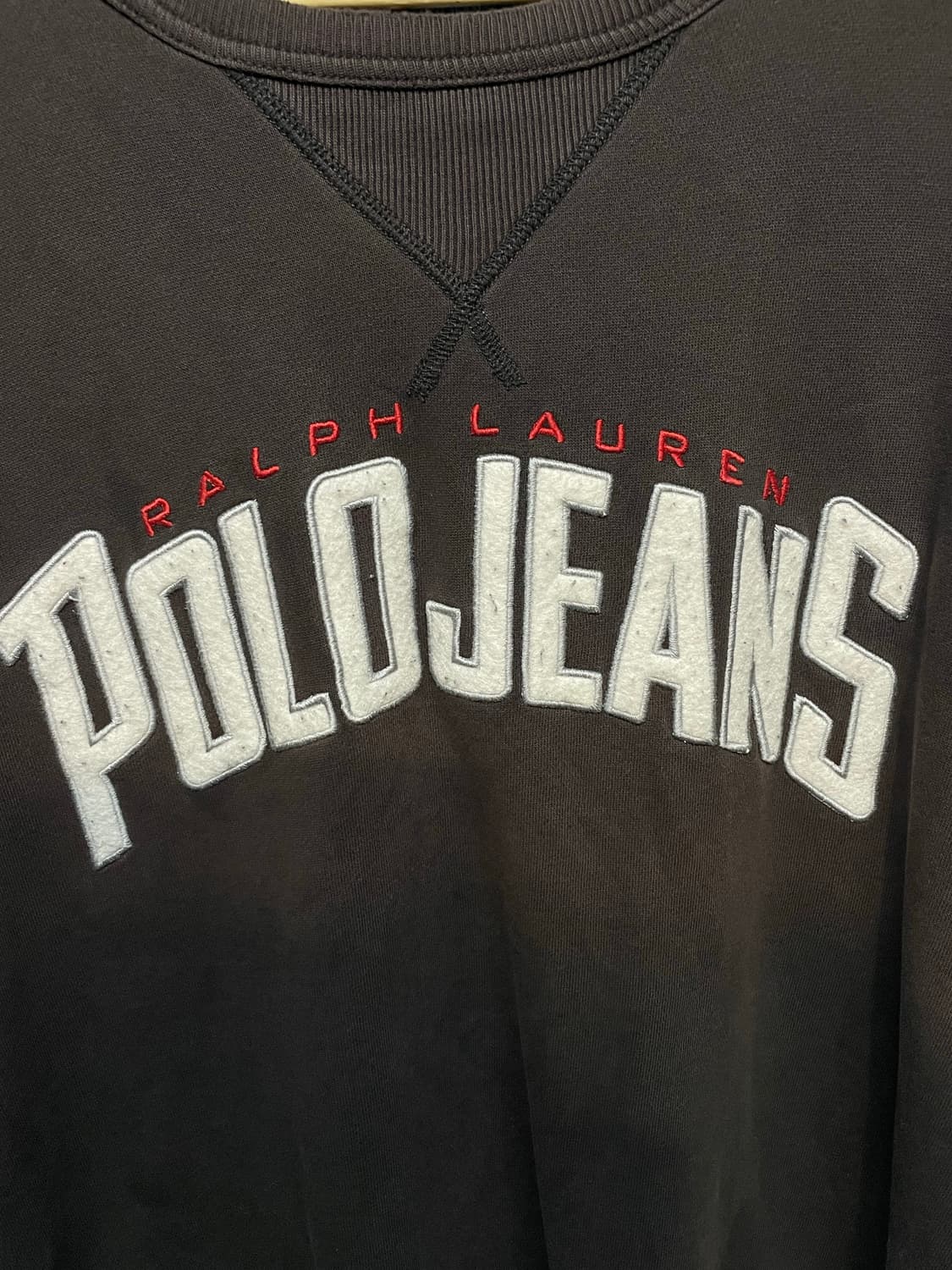 폴로진스 브라운 맨투맨 티셔츠 상품이미지6