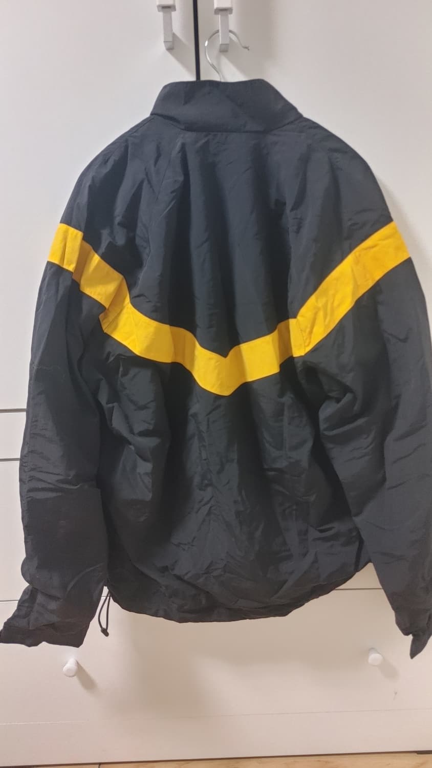 미군 U.S.ARMY 블랙/옐로우 바람막이 S 상품이미지2