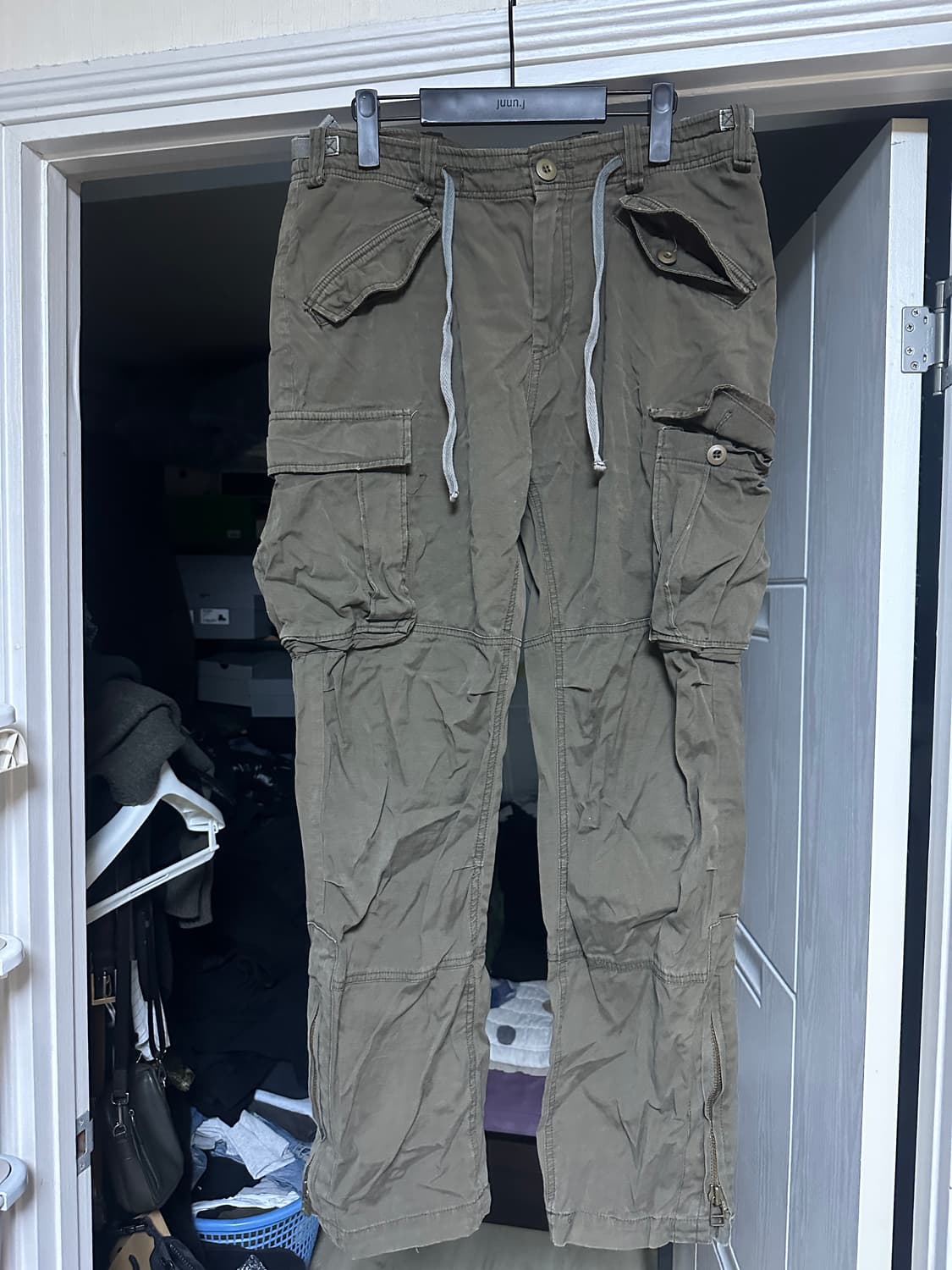 [L] 빈티지 M-65 카고 팬츠 카키 상품이미지1