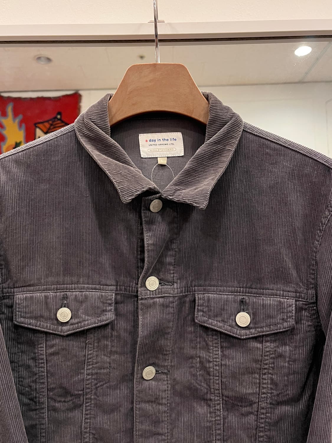 United Arrows 유나이티드 애로우 코듀로이 트러커 자켓 상품이미지2