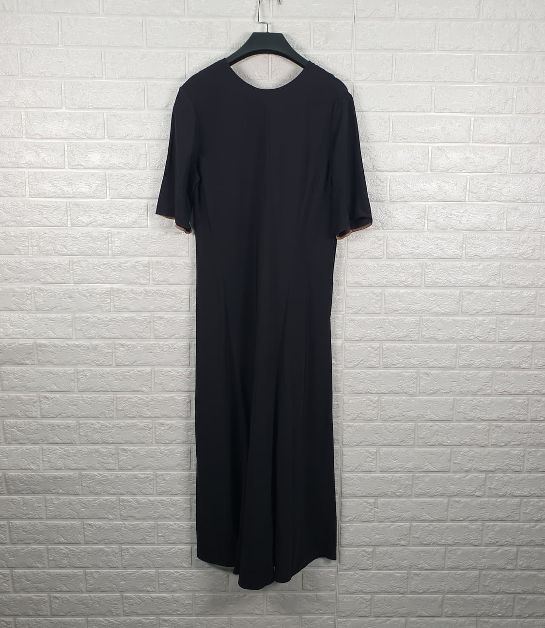 [55]한섬 더캐시미어 반팔 롱 원피스 상품이미지2