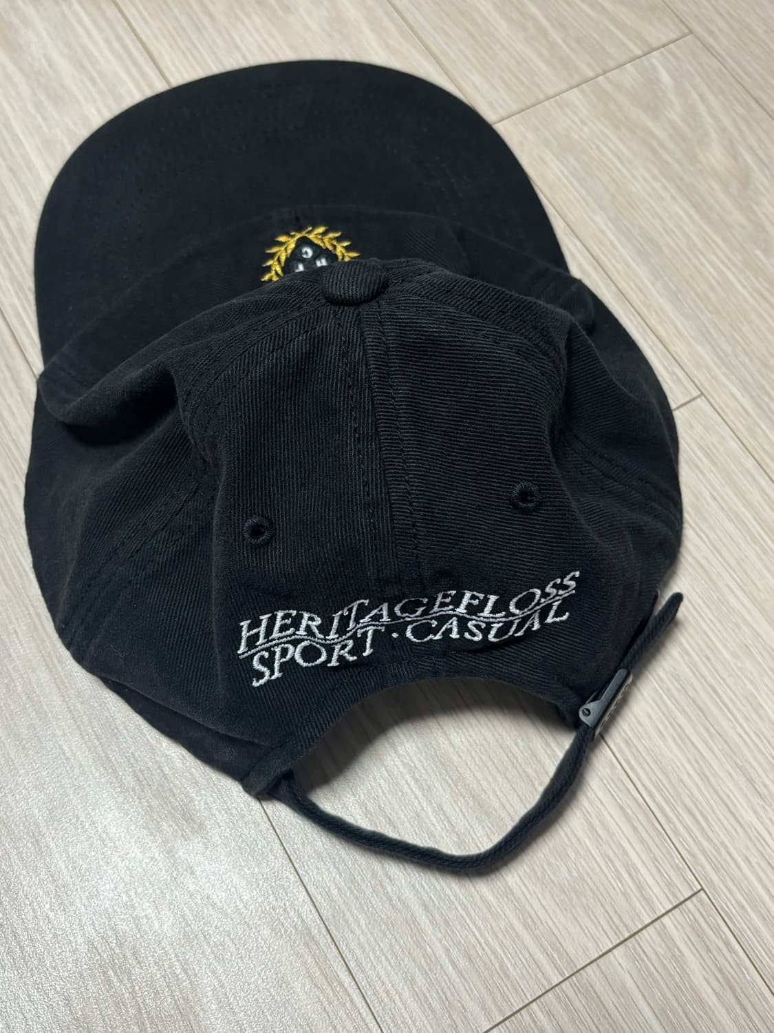헤리티지플로스 캡 블랙 상품이미지5