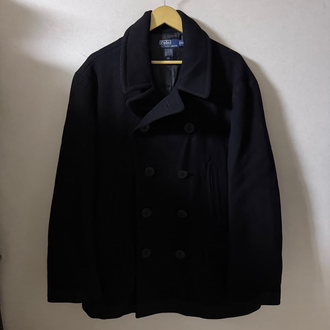 폴로 랄프로렌 해군 피코트 블랙 XXL (남성 105-슬림 110) 상품이미지5