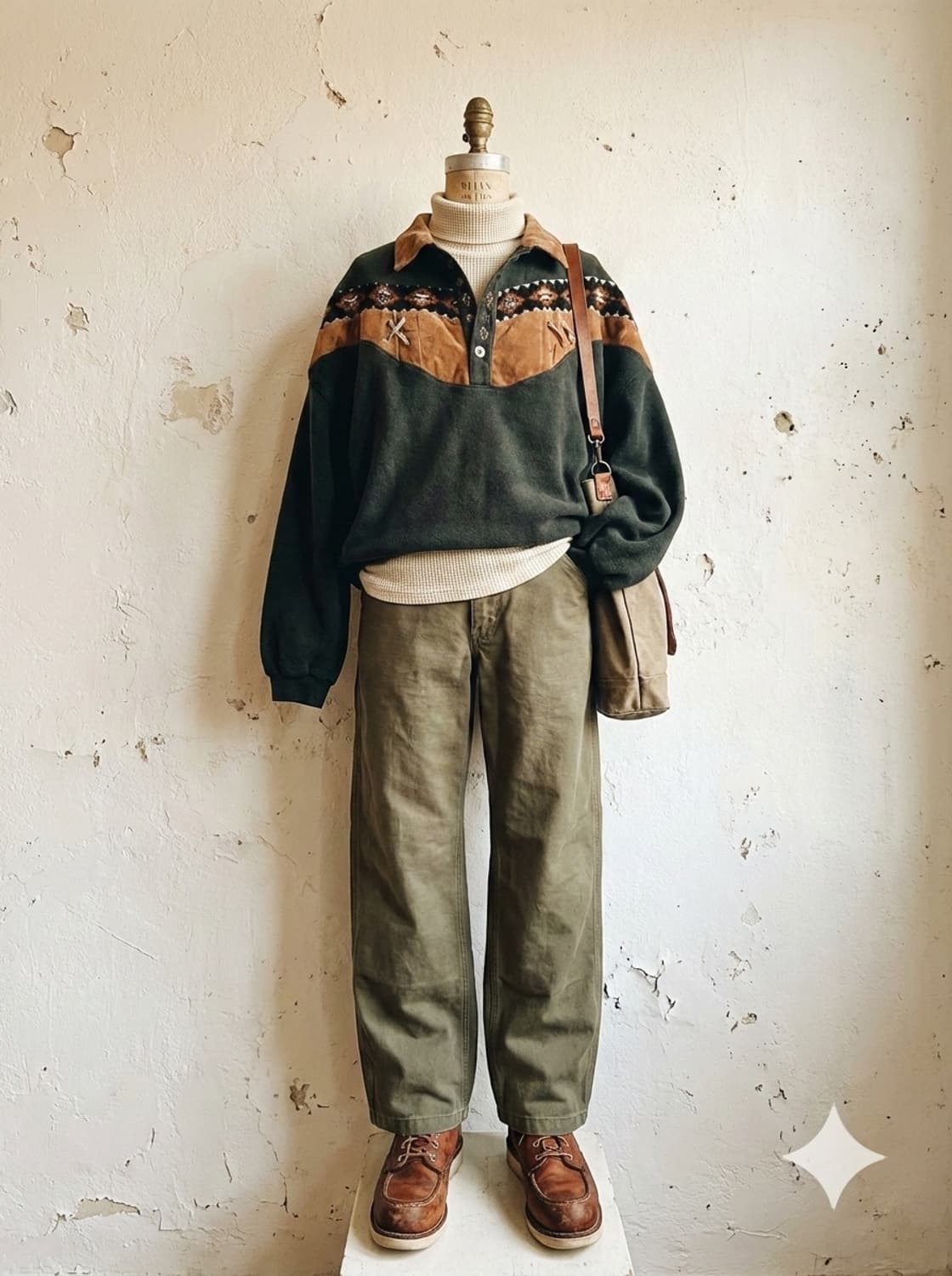 아메카지 빈티지 플리스 상품이미지2