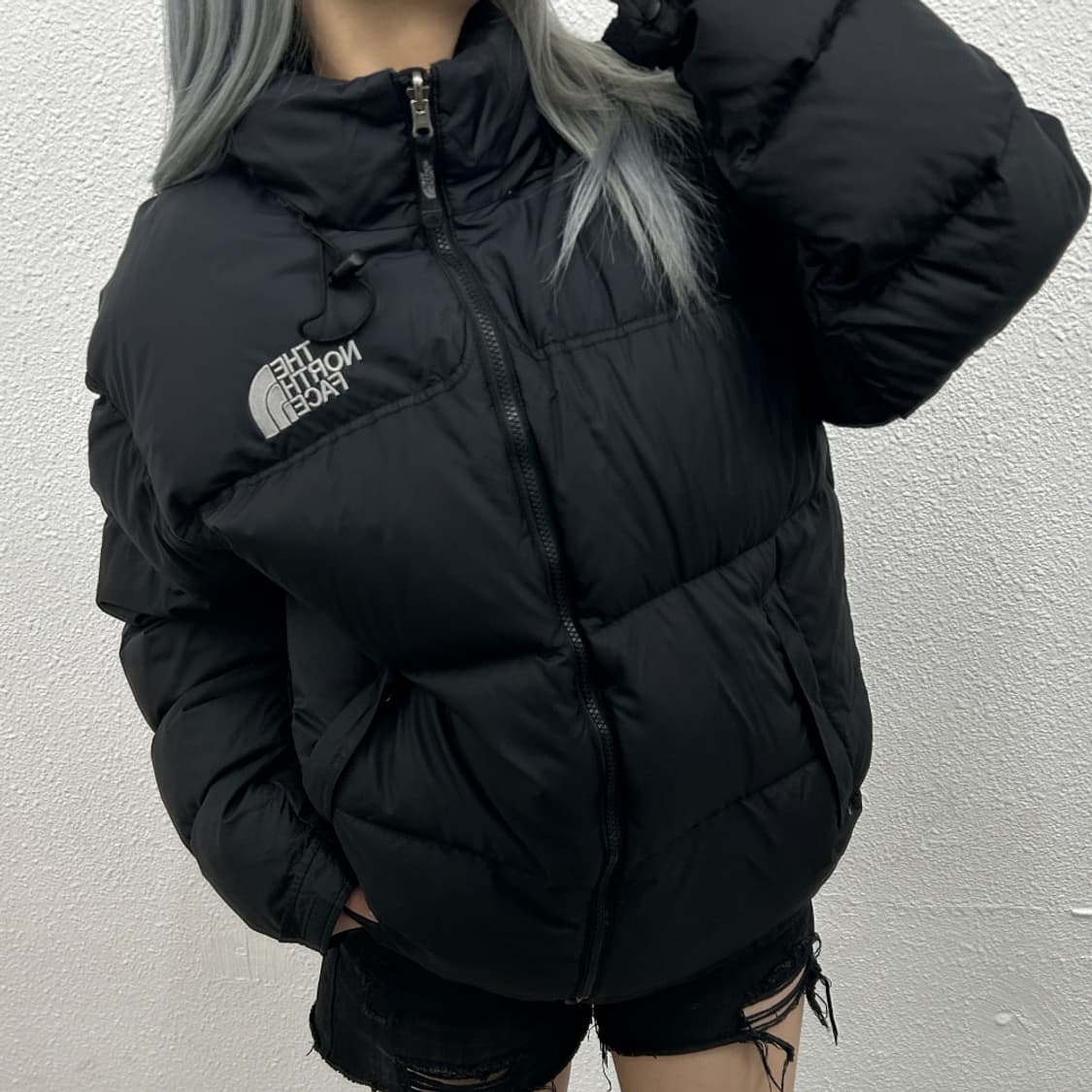 노스페이스 1996 눕시 블랙 패딩 100 상품이미지2