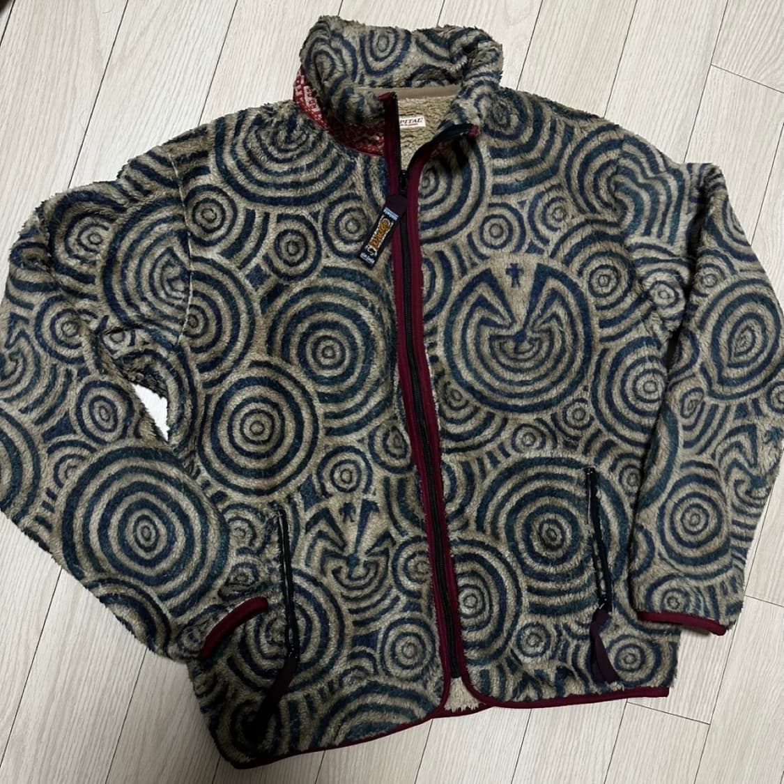 캐피탈 메이즈 패턴 플리스 자켓 1사이즈 상품이미지1