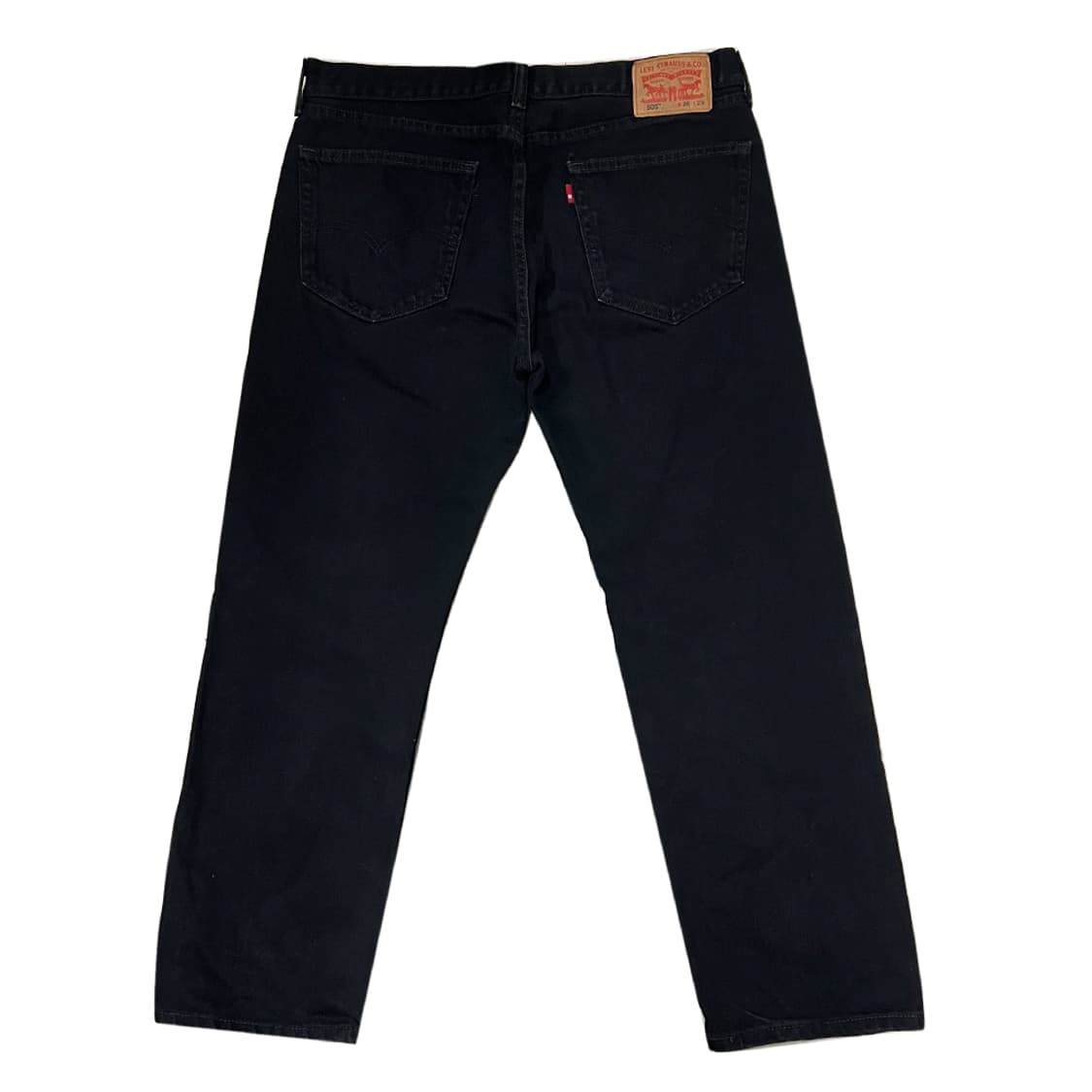 리바이스 505 블랭크탭 블랙 흑청 데님 팬츠 36 상품이미지2