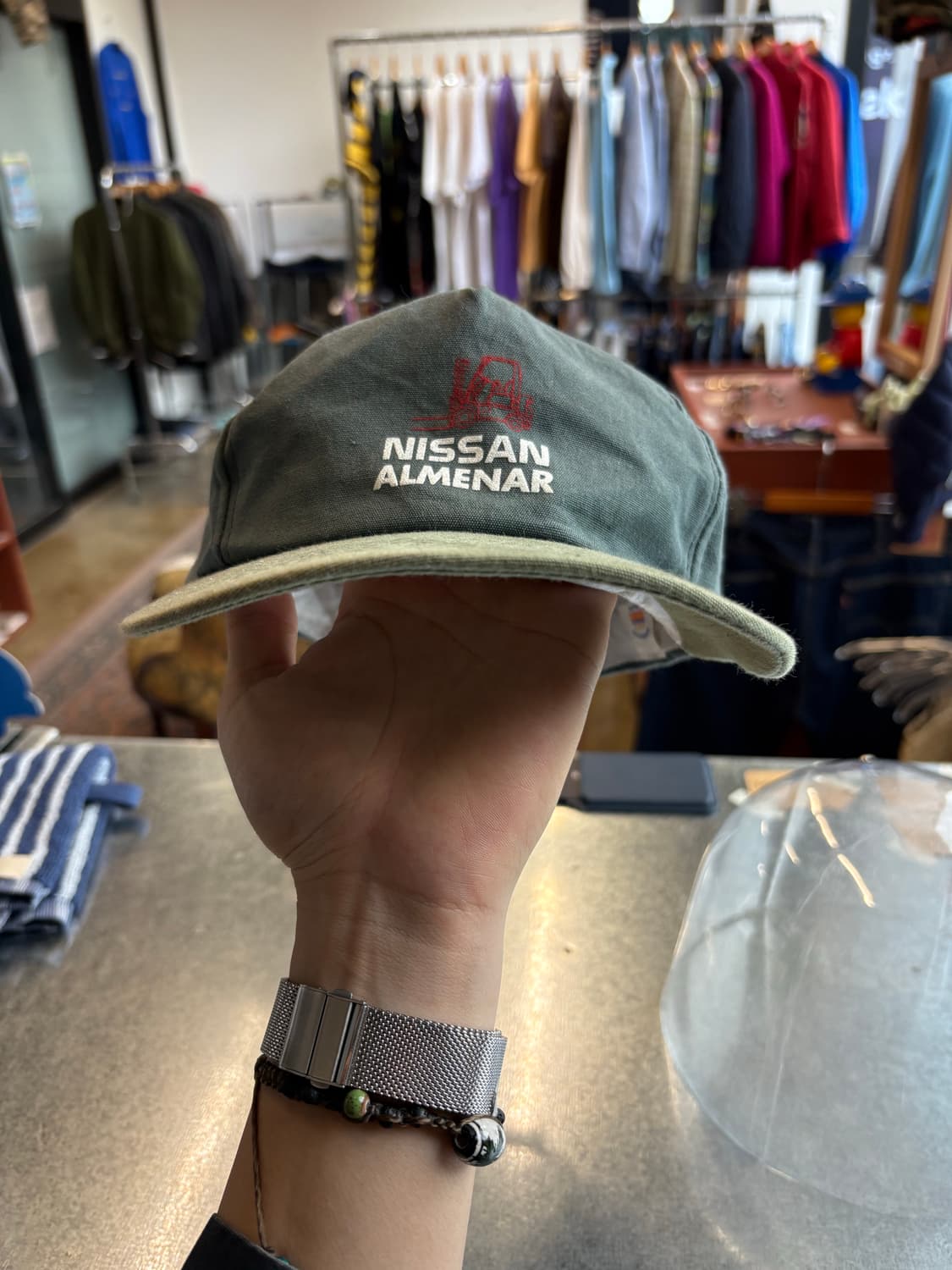 80s 닛산 빈티지 프로모션 투톤 캡 상품이미지2