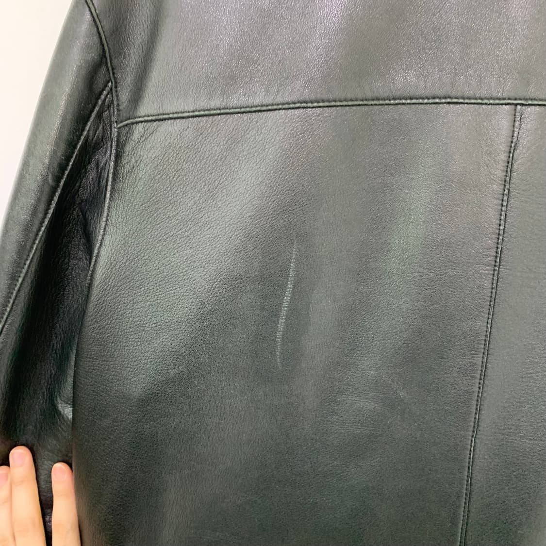 리바이스 레드탭 리얼레더 빈티지 양가죽 자켓 블랙 100 L 상품이미지10