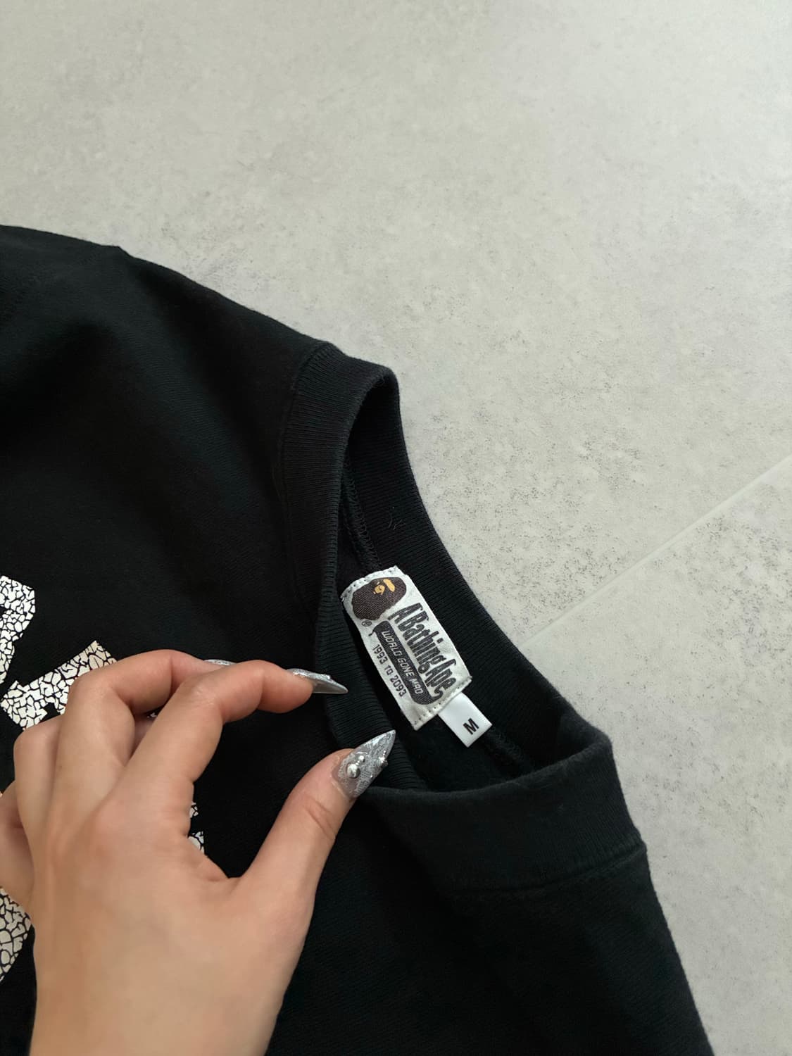 베이프 맨투맨 M 상품이미지5