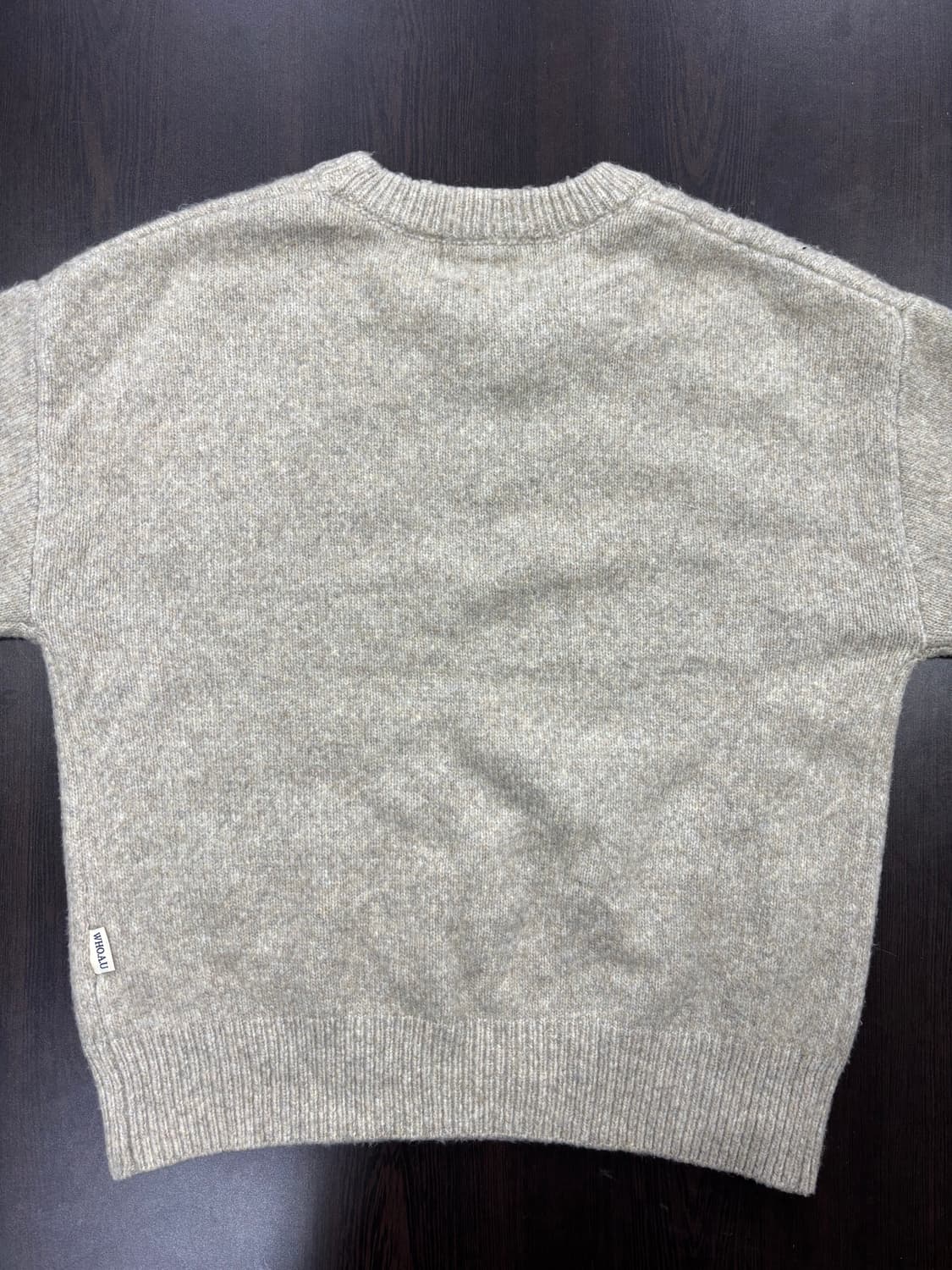 WHO.A.U 곰돌이 니트 스웨터 상품이미지9