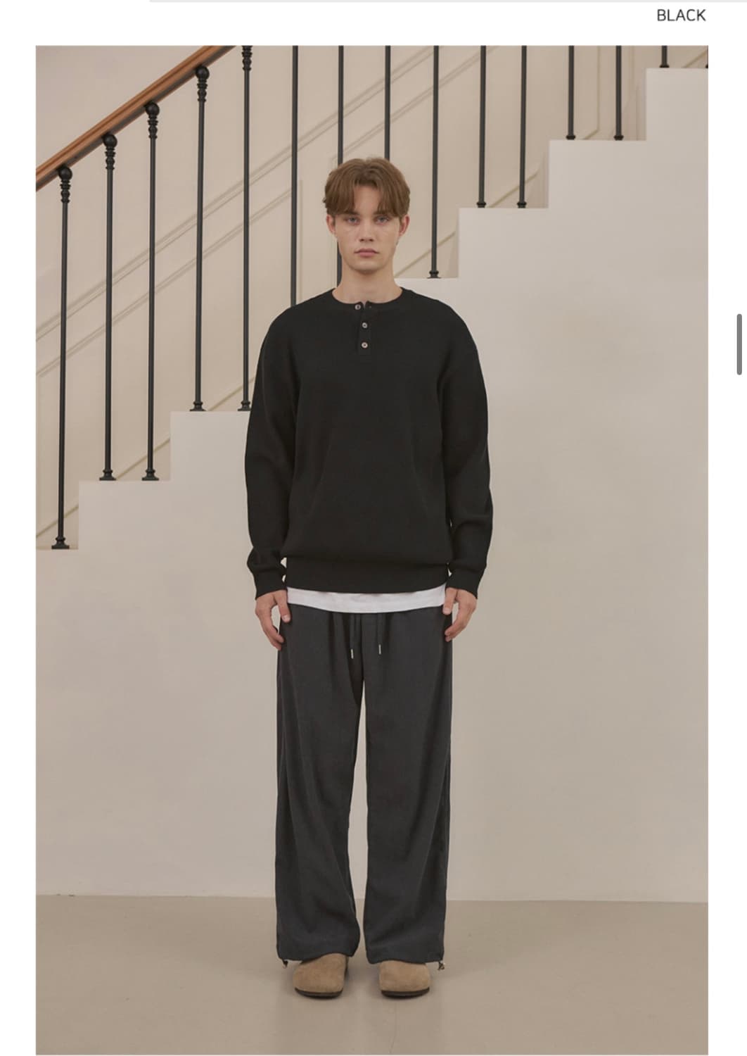 WEDNESDAYOASIS 헨리넥 L 사이즈 상품이미지3