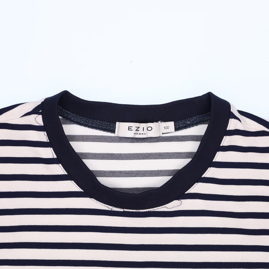 100 이지오 스트라이프 반팔 티셔츠 0223M2 상품이미지3