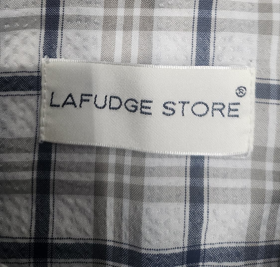LAFUDGE STORE 시어서커 셔츠 S (크게나옴) (105-110) 상품이미지3