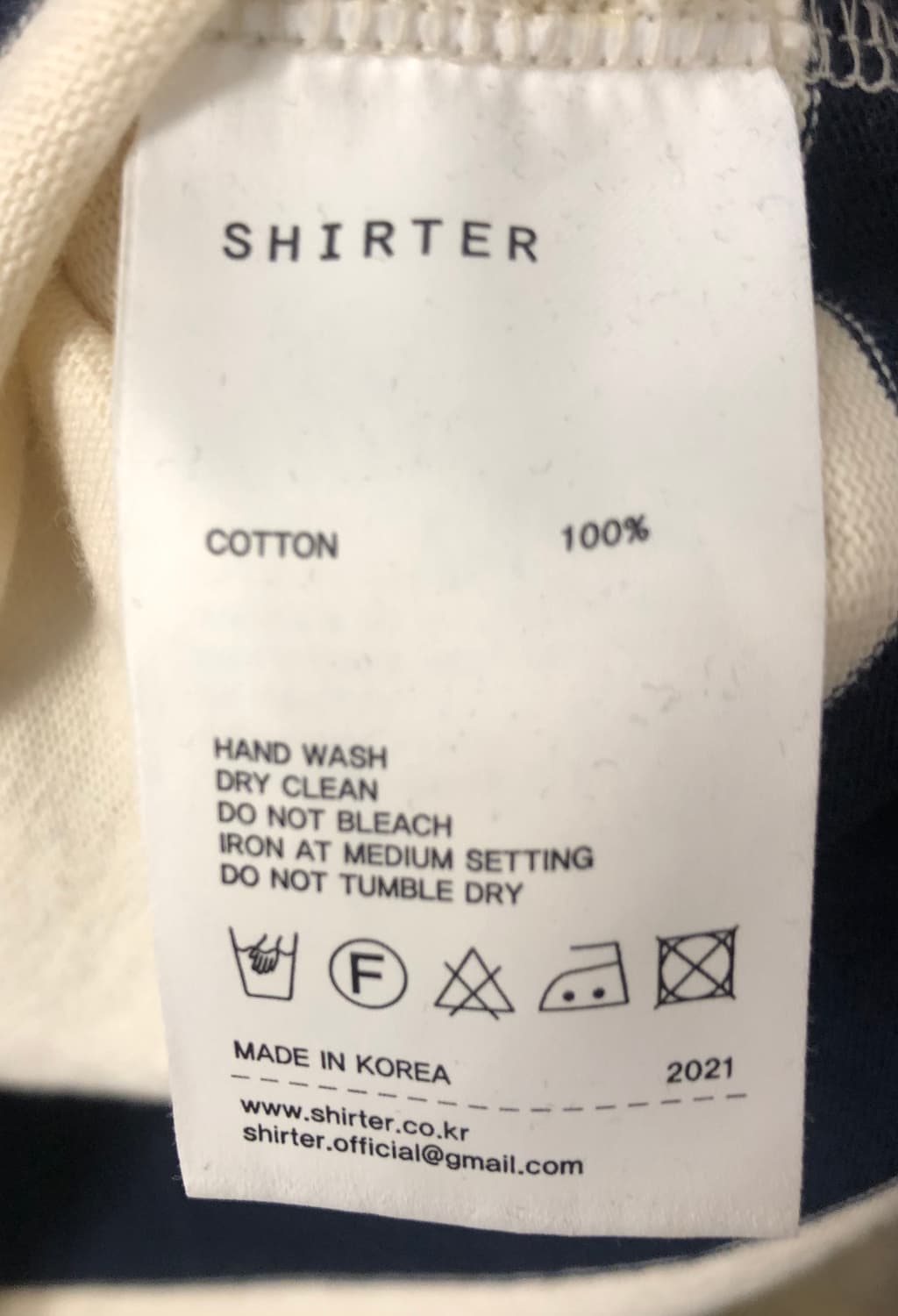 SHIRTER 스트라이프 럭비 티셔츠 M 상품이미지3