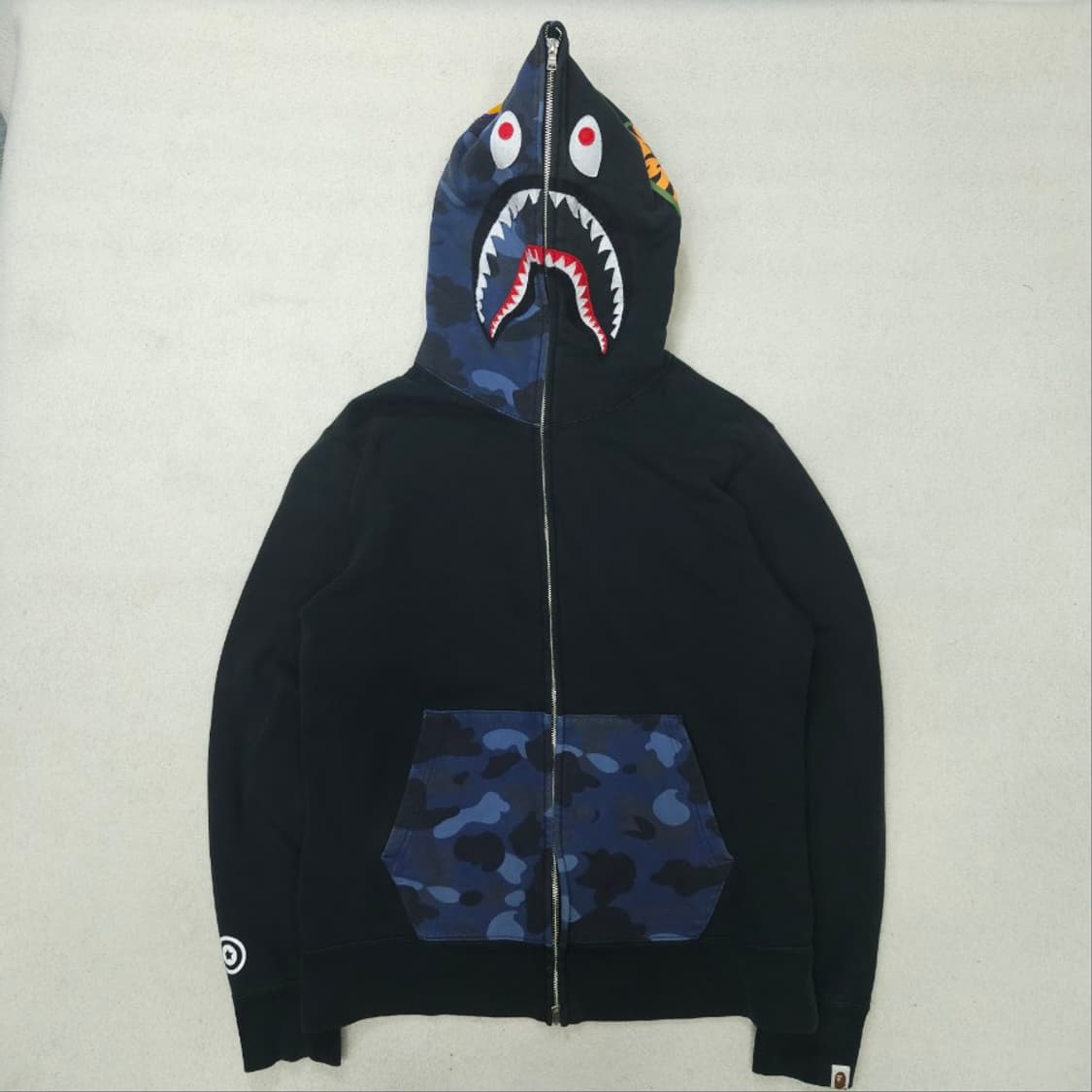 베이프 반카모 청계 샤크 후드 집업 XL 상품이미지1