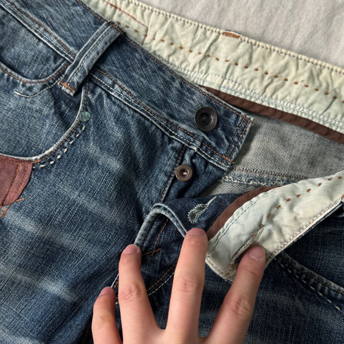 리바이스 00s 웨스턴 부츠컷 데님팬츠 30~31 상품이미지6