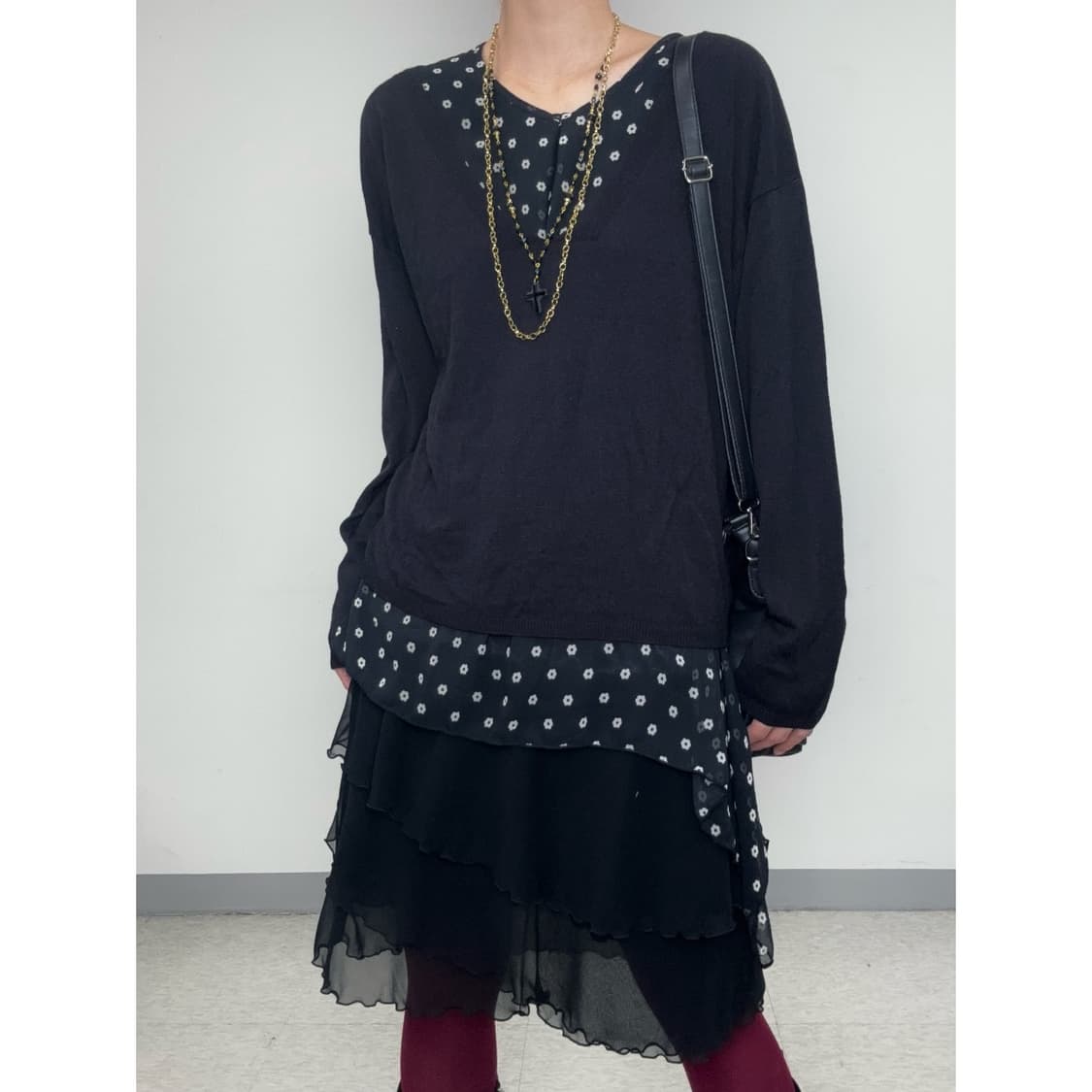 빈티지 블랙 니트 상품이미지3