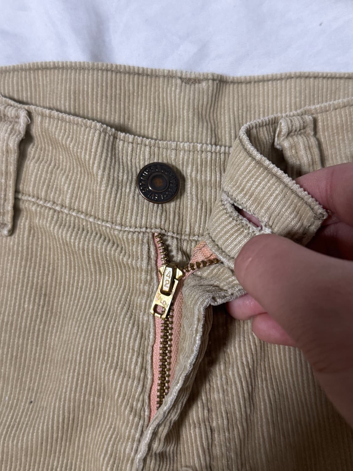 70s usa 리바이스 movin on 코듀로이 플레어 팬츠 웨스턴 히피 상품이미지3