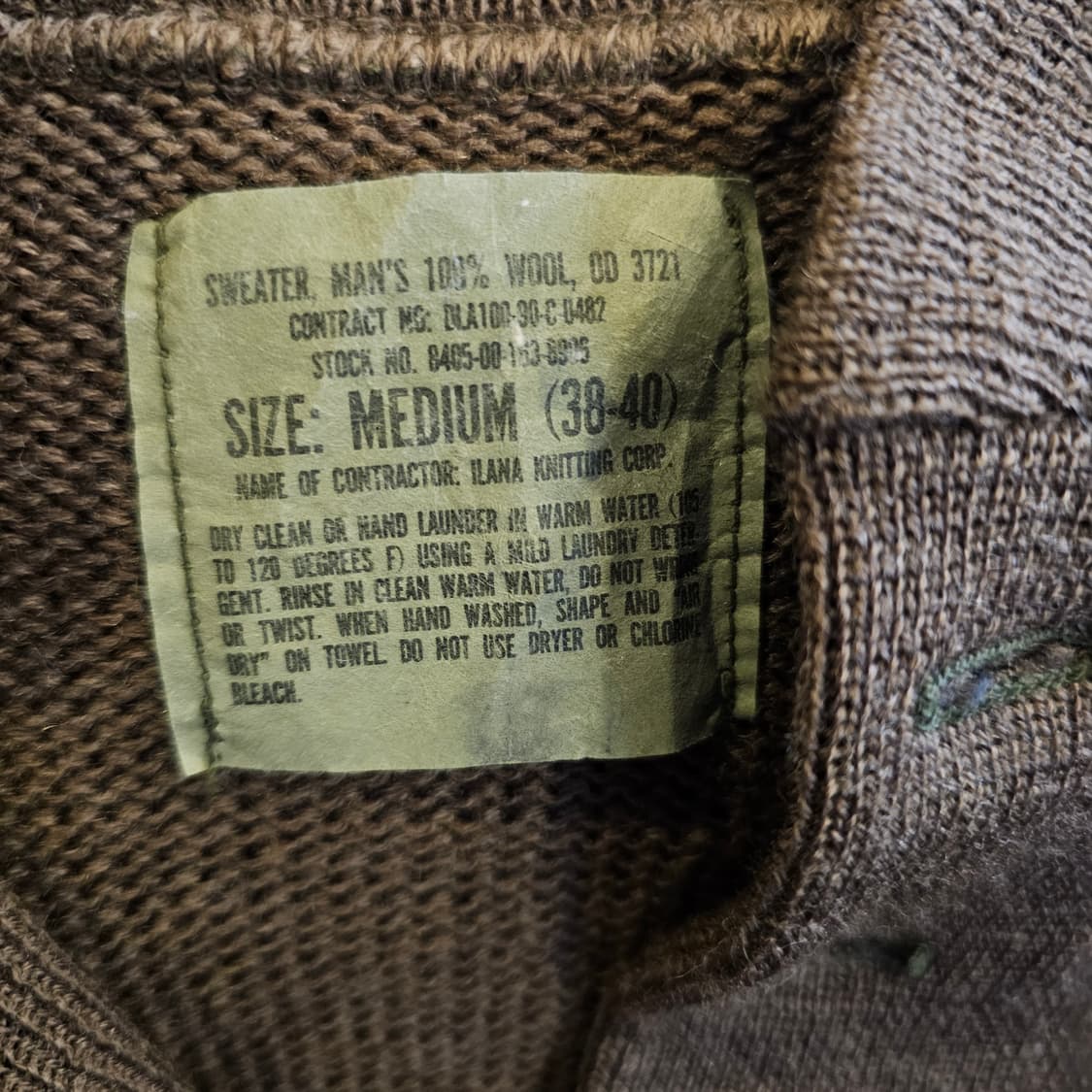 M 미군 5버튼 니트 헨리넥 상품이미지2