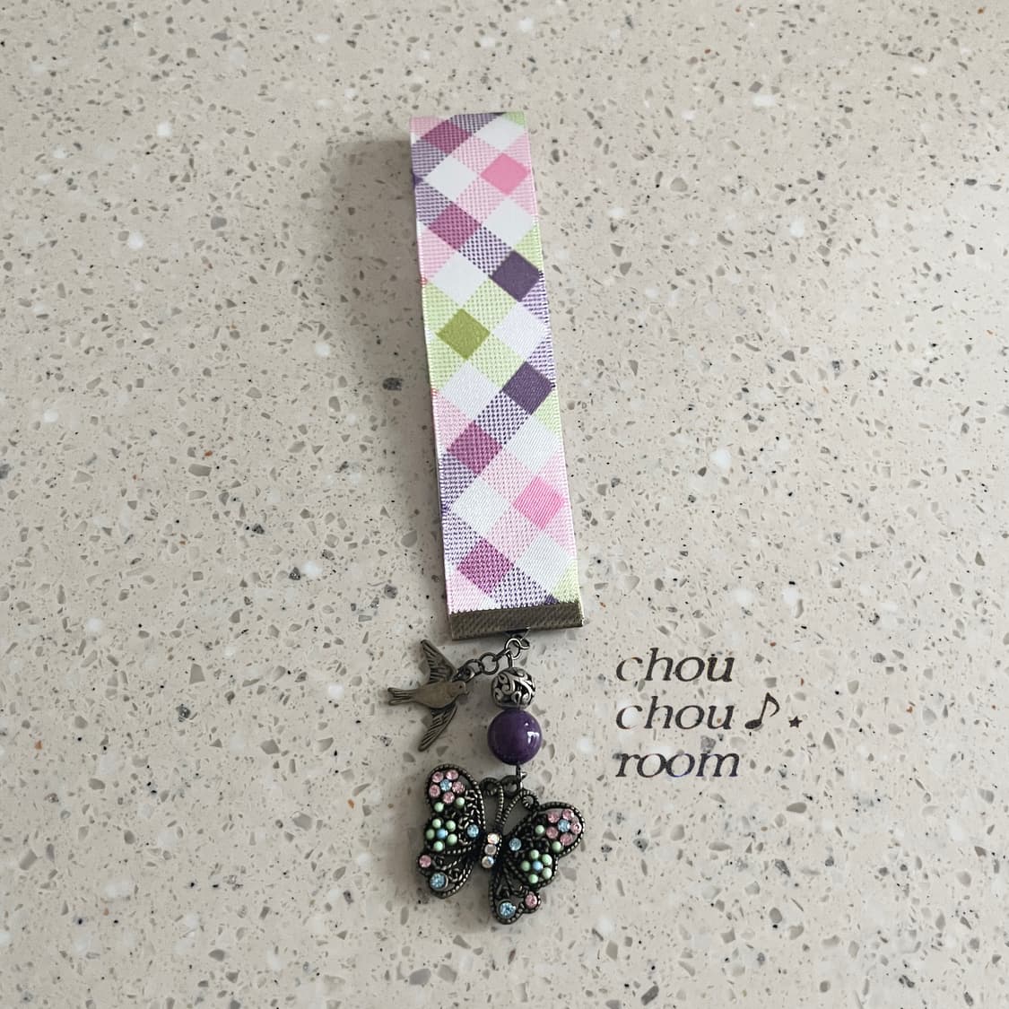 리본 펜던트 책갈피 ⊰dreamy butterfly⊱ bookmark 상품이미지1