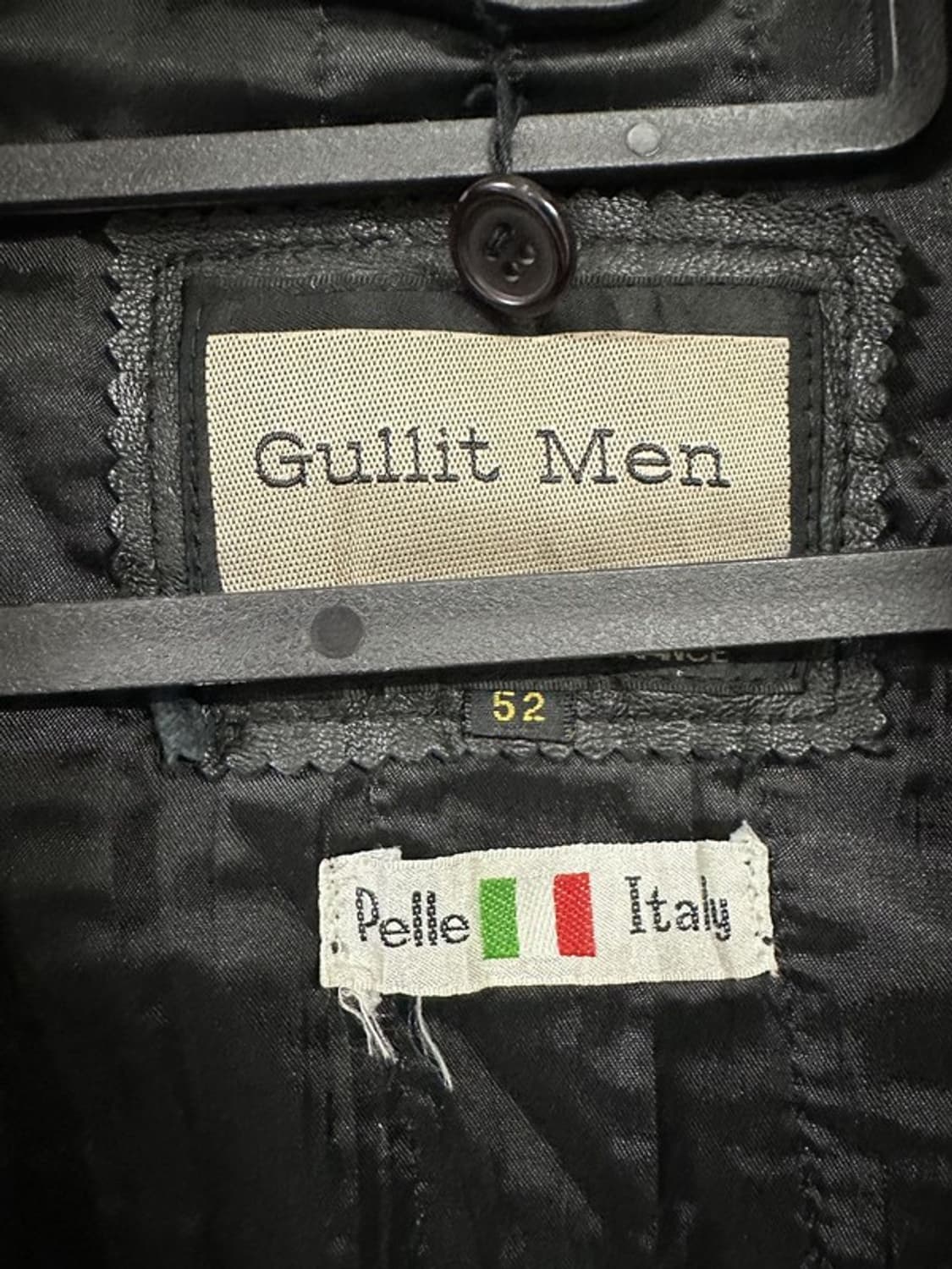 [52] GULLIT MEN 양가죽 더블코트자켓 블랙 상품이미지6