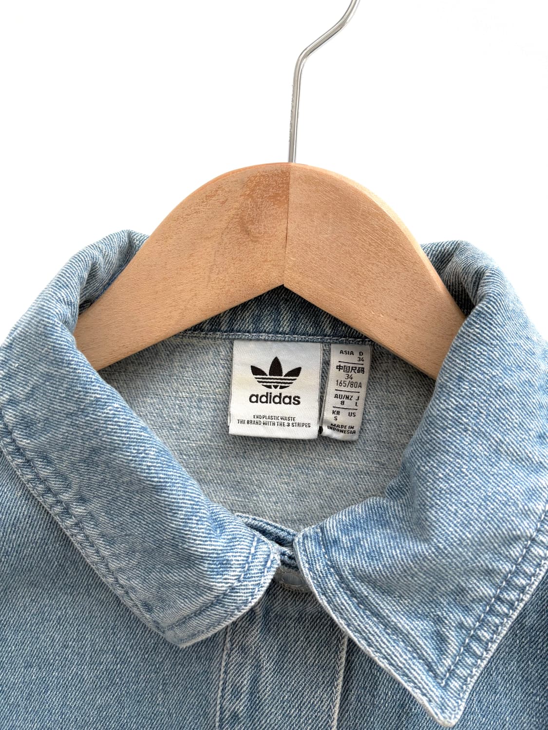 Adidas 아디다스 연청 크롭 데님자켓 상품이미지7