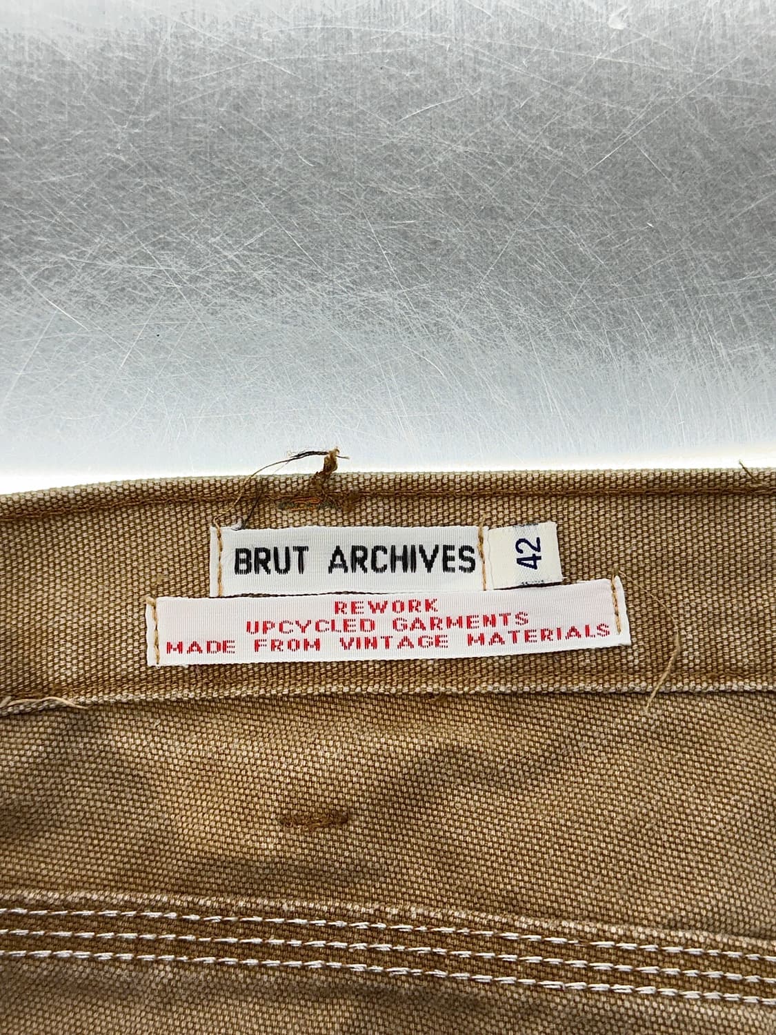 브루트 베이지 디키즈 리페어 캔버스 카펜더 팬츠 상품이미지7