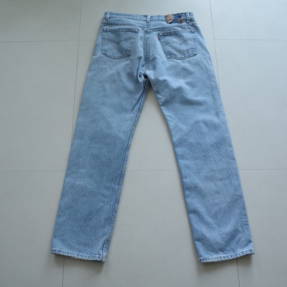 90s 리바이스 501 연청 MADE IN USA 빈티지 W34 L32 상품이미지6