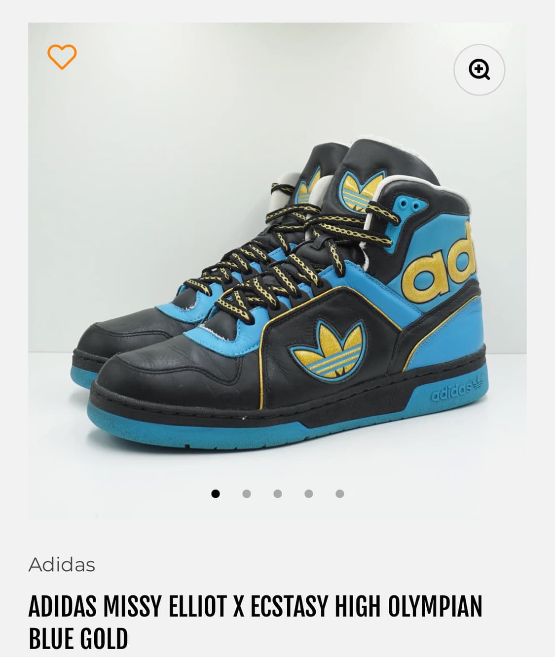 [270] 아디다스 미씨 엘엇 x 엑스타시 하이 콜라보 슈즈 상품이미지1