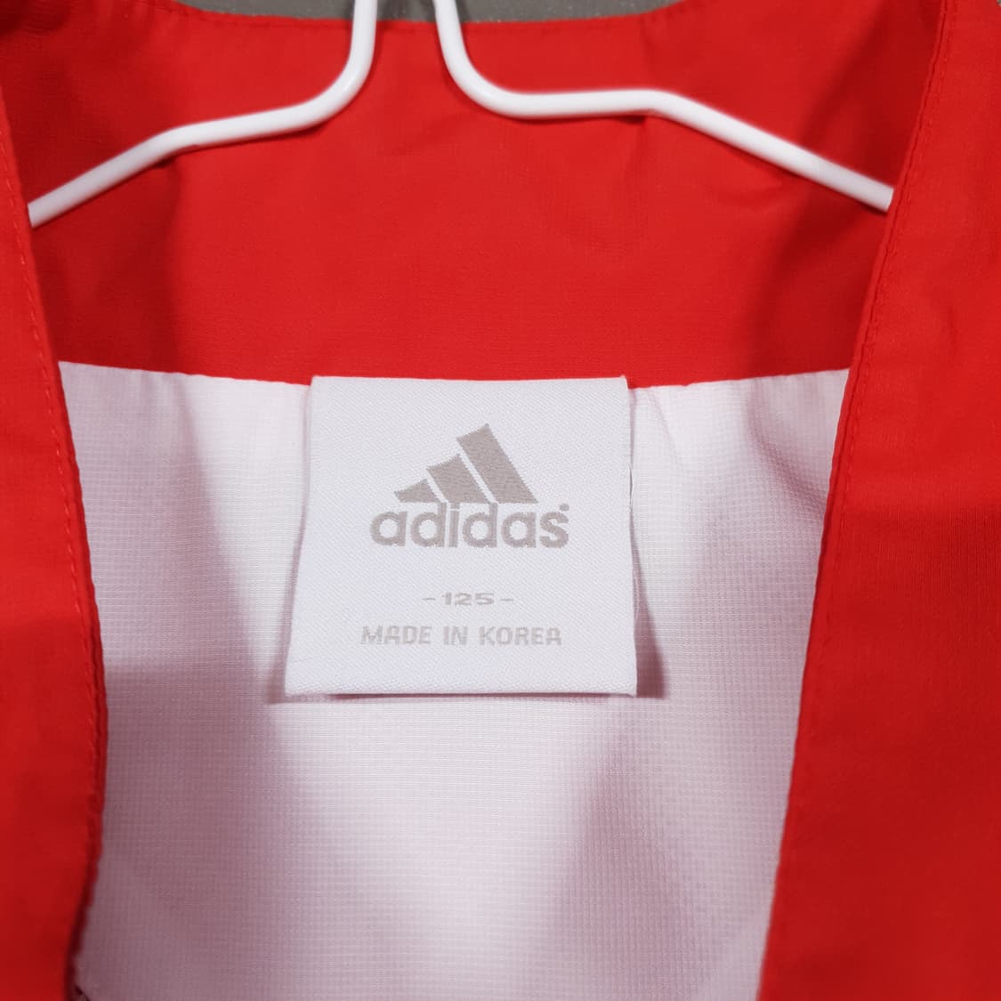 실측 3XL) 아디다스 대한민국 국대 올림픽 트레이닝 우븐 바람막이 자켓 상품이미지4