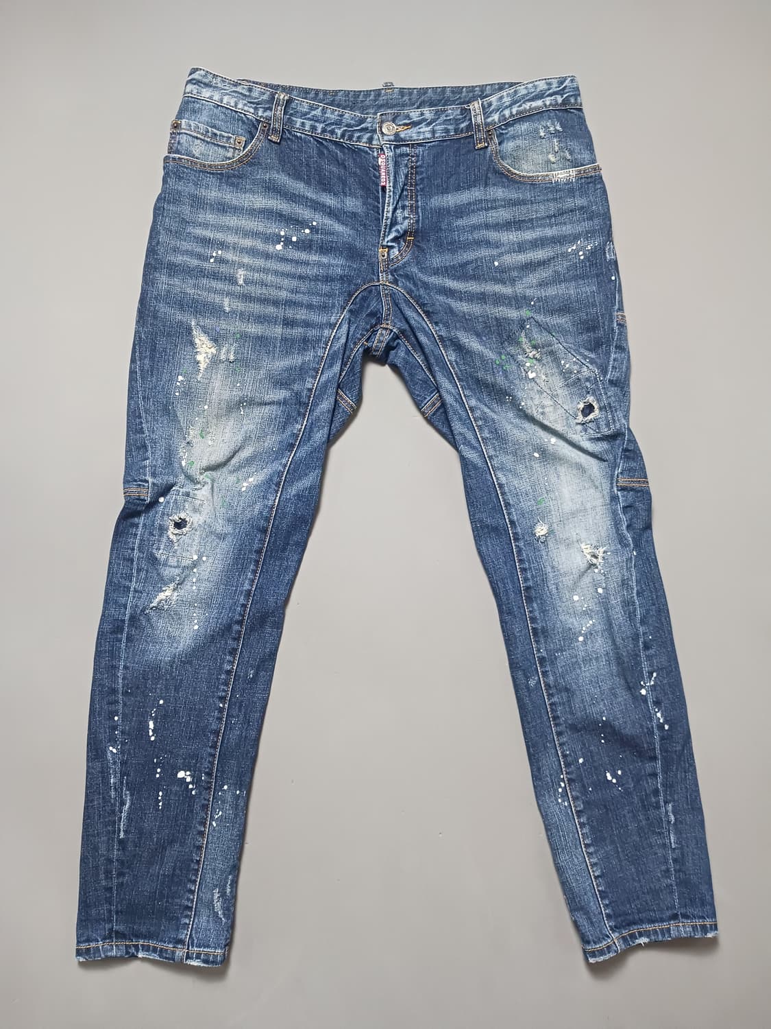 [36] 디스퀘어드2 멀티페인팅 타이디바이커진 청바지 상품이미지1