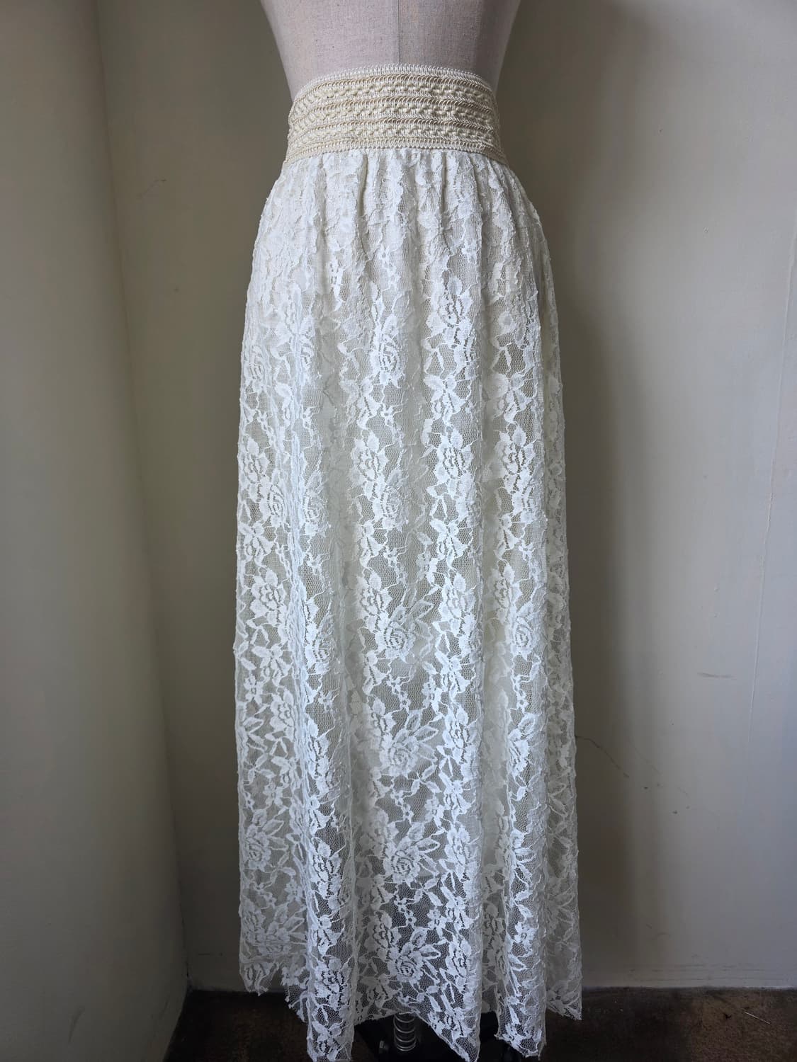 레이스 롱 스커트 상품이미지1