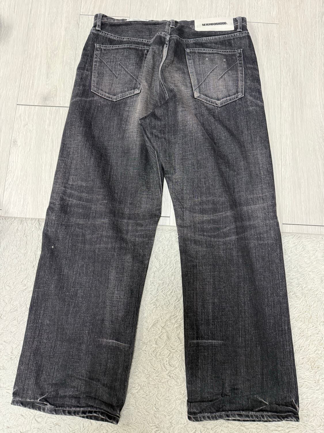 (L)네이버후드 25fw DP-WIDE 워싱 데님 팬츠 상품이미지2