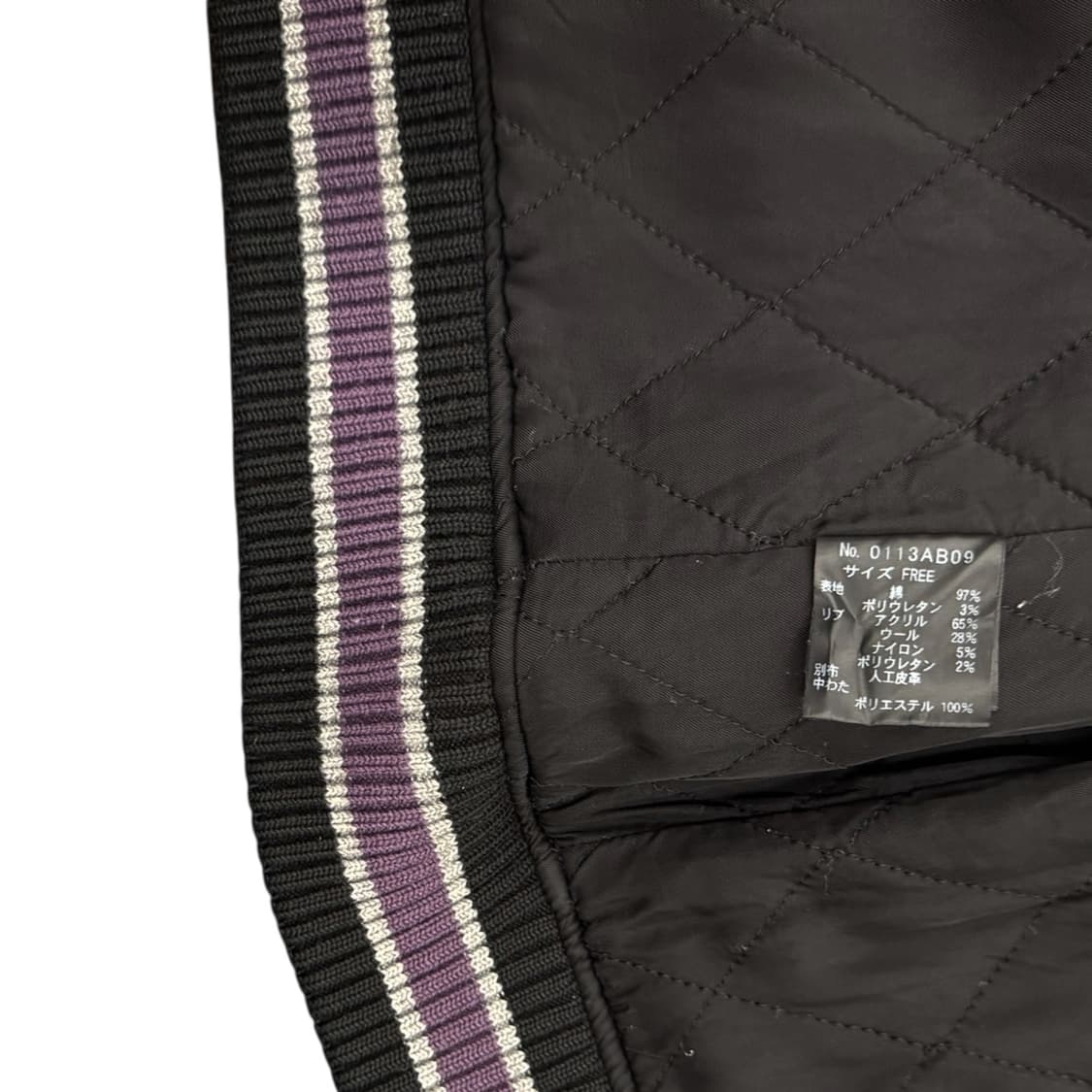 히스테릭글래머 벨벳 수베니어 자켓 블랙 상품이미지7