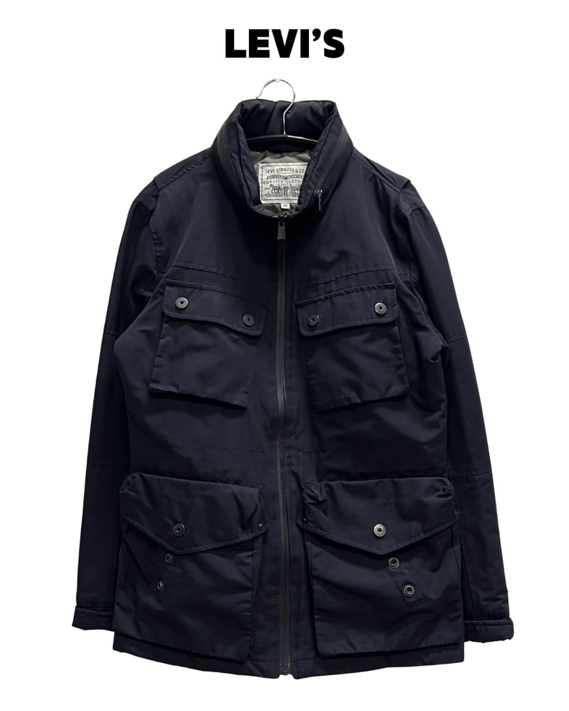 (M) 리바이스 사파리 헌팅 나일론 자켓 다크네이비 상품이미지1