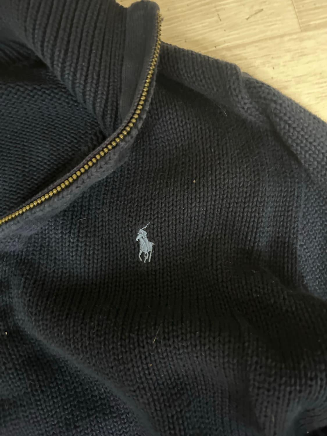 폴로 랄프로렌 니트 집업 판매합니다 상품이미지2