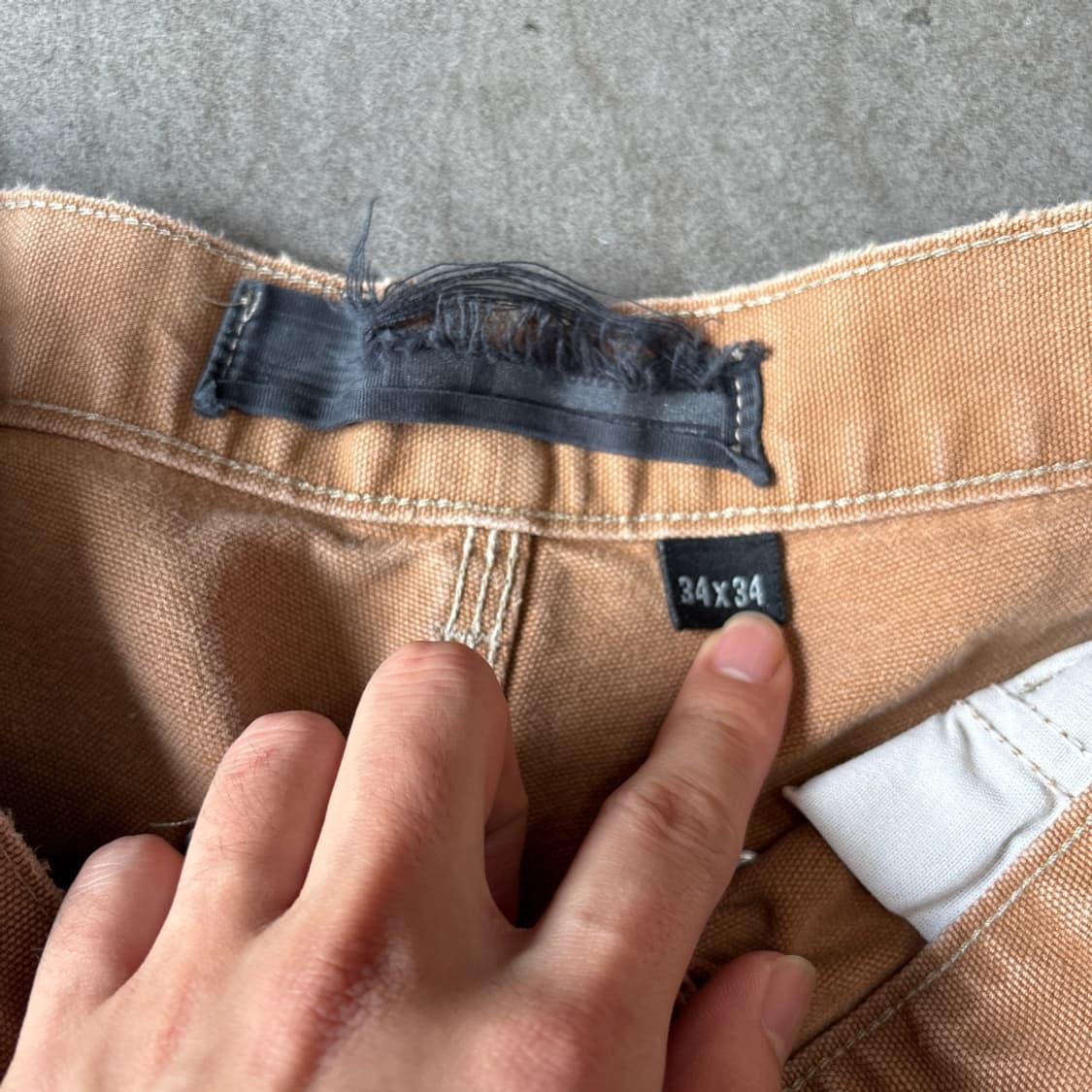 칼하트 정품 브라운 더블니 팬츠 바지 카펜터 상품이미지5