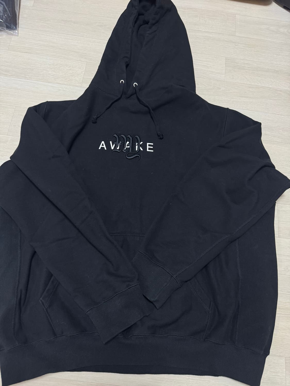 [xxl] 어웨이크뉴욕 후드티 블랙 상품이미지1