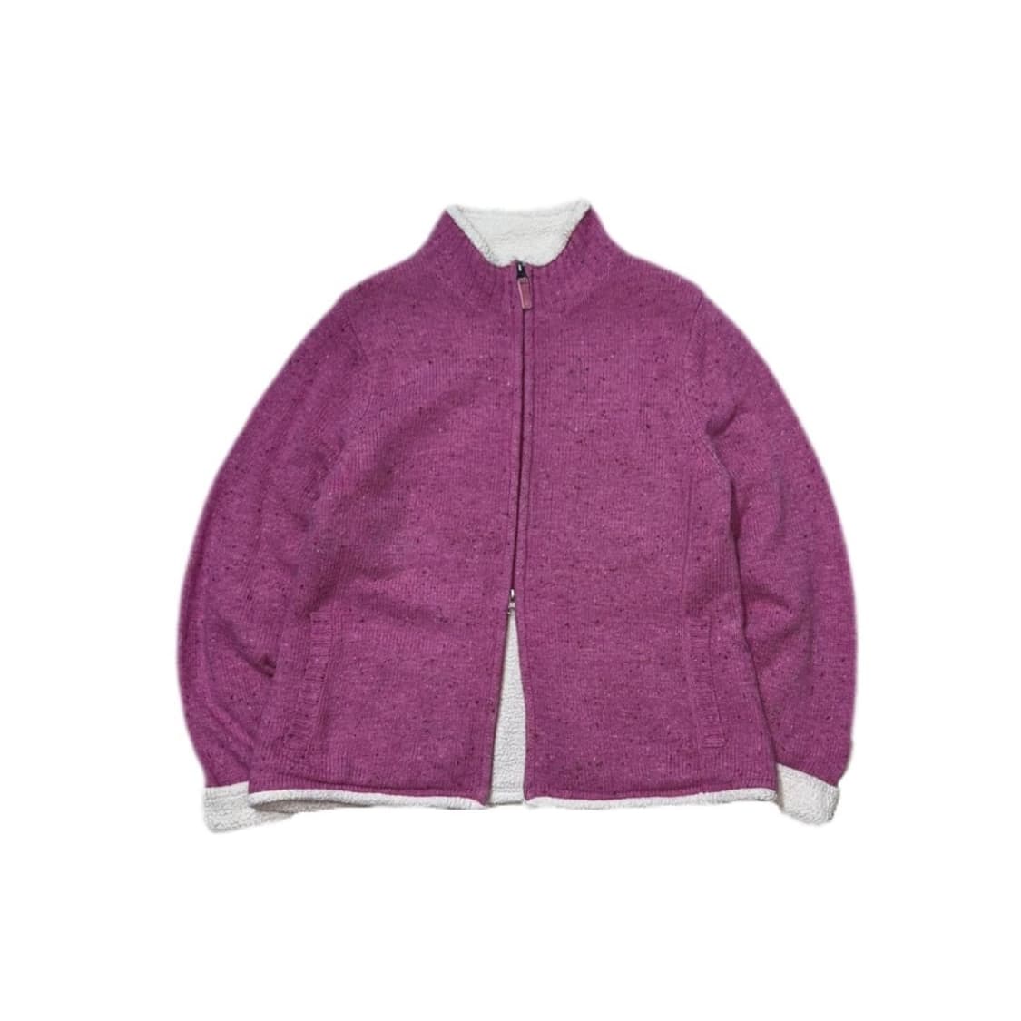 L.L.Bean wool fleece zip-up 엘엘빈 니트 집업 상품이미지1