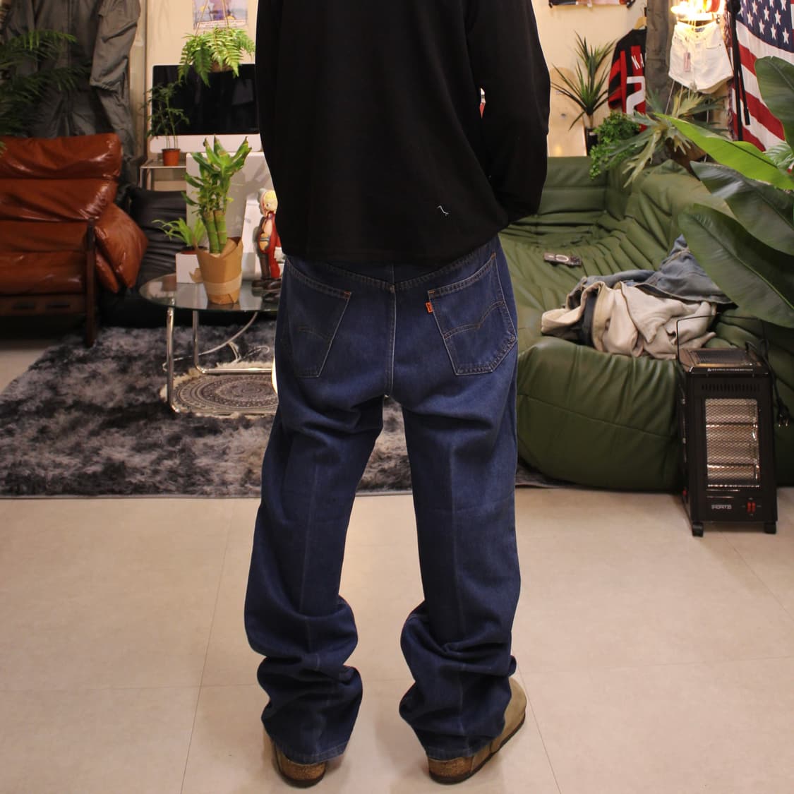 80s USA Levis 547 Orange Tab Boot Cut 상품이미지1