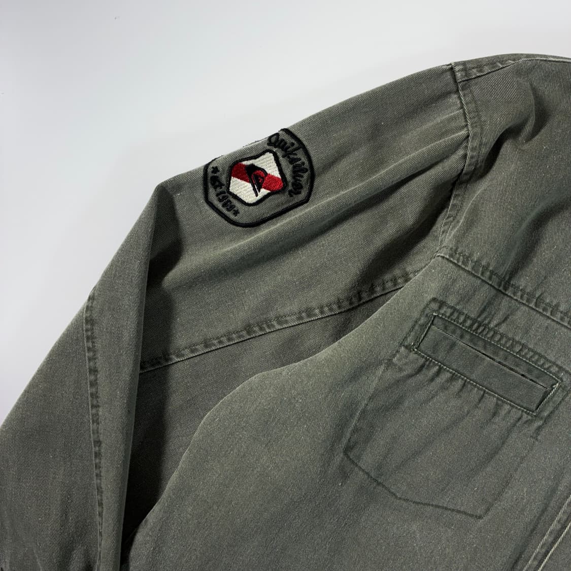 Quiksilver  퀵실버 포켓 흑청 데님 셔츠 상품이미지3